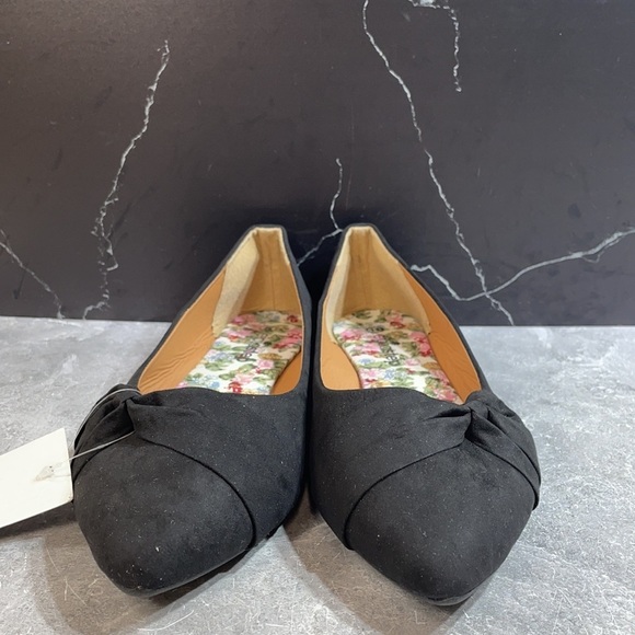 Epic Step Knotted Ballet Flats Black Size 11m - Picture 2 of 9